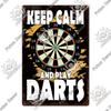 Putuo Decor Vintage Tin Sign Darts Game Metal Plaque Retro Posters for Garage Man Cave Room Home Wall Art Decorations