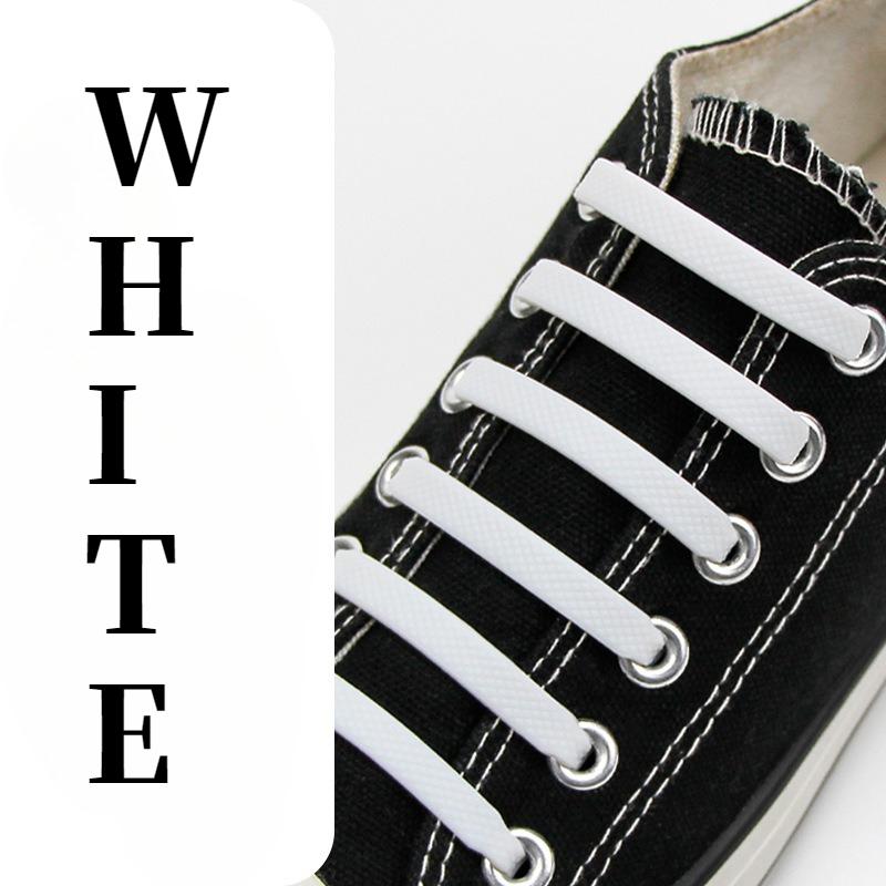 No Tie Rubber Elastic Shoelace Sneaker Adult Shoe Laces Running Shoelaces Athletic Shoe Laces