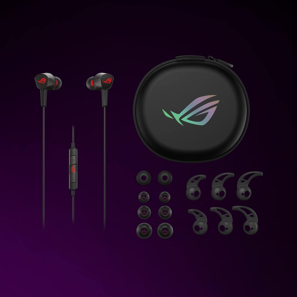 ASUS ROG Cetra II Core Gaming Headphones LSR Compatible with ROG Phone Nintendo Smart (Mic, 3.5mm, Lightweight, Driver, Laptops, PS5, XBOX, 5, Switch,