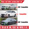 1 Pair Car Front Bumper Fog Light Cover Air Vent Grille Cover For Mercedes For Benz C-Class W205 C250 C300 C350 2015-2018