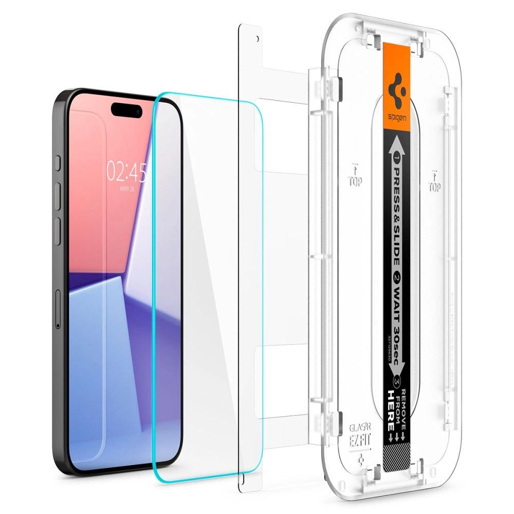 Szkło Hartowane Spigen Glas.tr Ez Fit Na Iphone 15 Pro