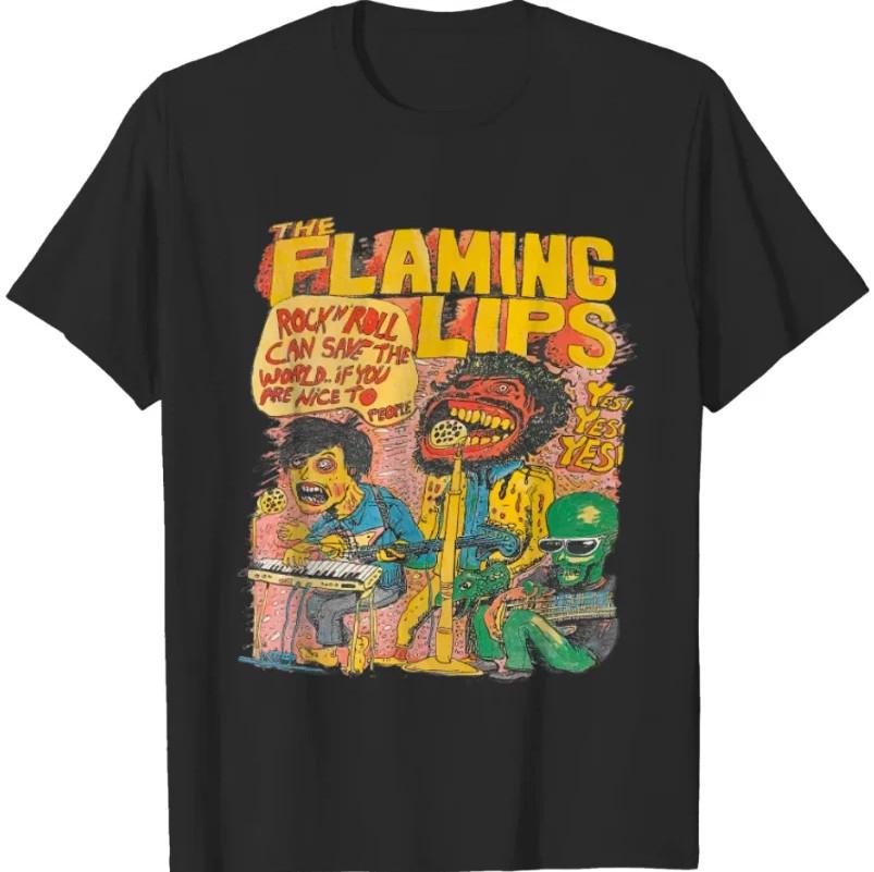 Vtg The Flaming Lips Band In Concert T-shirt, Size S-4XL