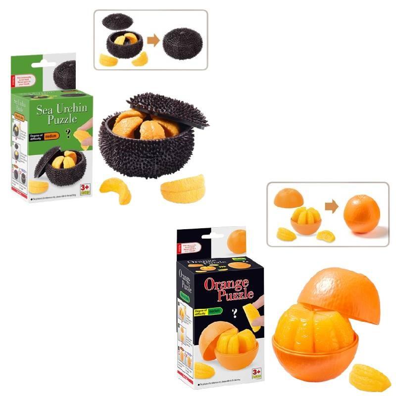 Dimensional 3d Three Puzzle Sea Urchin Garlic Building Block Toy Educational