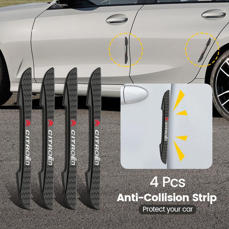 AML4 Bumper Anti-collision Strip Car Door Edge Anti-Scratch Protector Stickers For Citroen C1 C3 C4 Grand Picasso C4L C5 C6 C8 VTS
