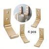 4pcs Folding Coat Hanger Foldable Hook Foldable Wall Mount Folding Hook Rack Aluminum Alloy Clothes Hooks Modern Towel Hook