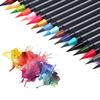 20-Color Pens Set Watercolor Drawing Painting Brush Artist Sketch Manga Marker