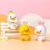 Каваи Шейк Резиновая Утка Фигурка Изысканная Счастливая Утка Утенок Кукла Игрушка Гостиная