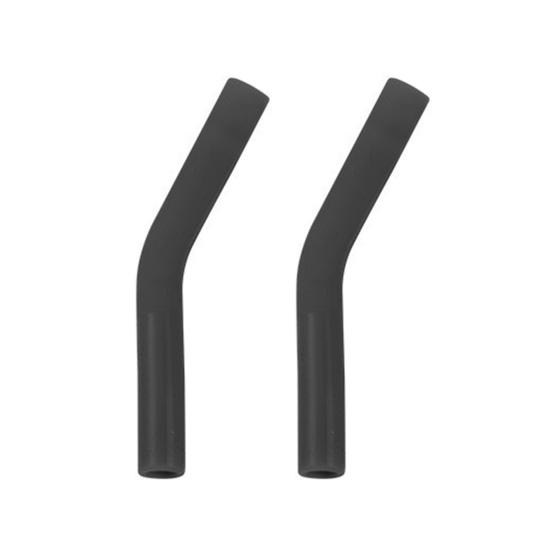 2 шт. силиконовые насадки для соломинок, чехлы для металлических соломинок, многоразовые защитные насадки для пищевых соломинок, гибкие, не содержащие бисфенола А, термостойкие сменные насадки для локтей