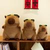 Simulation Capybara Plush Doll Cartoon Capibara Fluffty Doll Cute Capybara Plush Toy  Home Decor