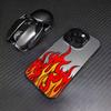 КРУТОЙ Модный Огонь Чехол Для Телефона Для iPhone17,16,15,14,13,12,11 Plus,Pro Max Цветной Посеребренный Внутренний Чехол