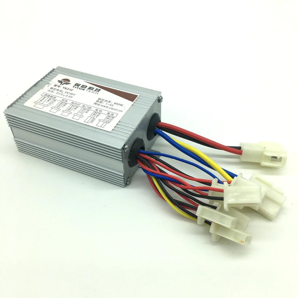 24V/36V/48V 250W/350W/500W/800W Electric Bike Motor Brushed Controller DC Electric Bicycle Controller E-bike Accessory