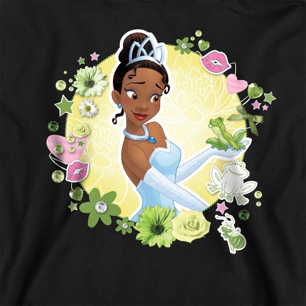 The Princess and the Frog Childrens/Kids Tiana & Prince Naveen Heather Hoodie