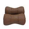 Genuine Leather MG Car Neck & Backrest Pillow - Cowhide Protection with Custom Logo Option