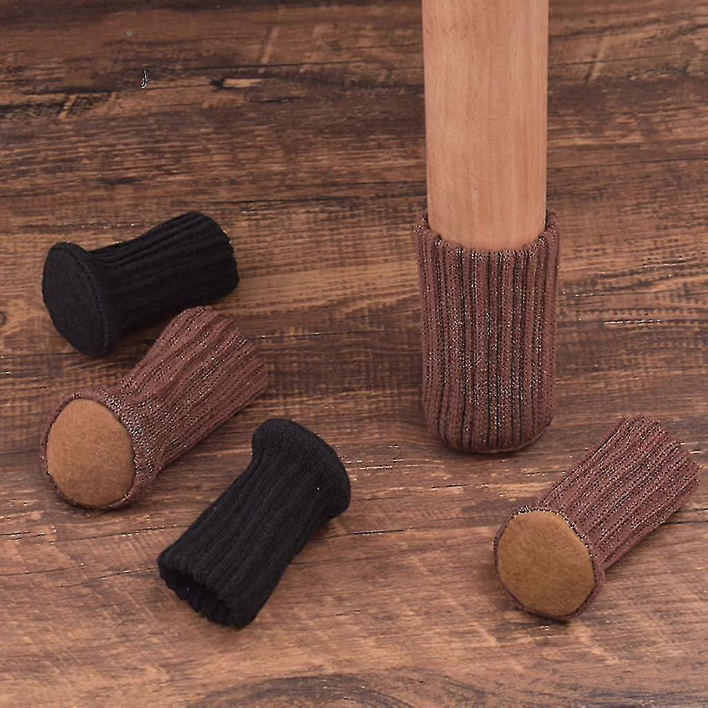 High elastic chair leg socks 24pcs thick pads furniture covers