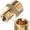 Адаптер Латунный M22x1,5 – Редукция Латунная 1/4" | Соединитель Пистолет-Шланг | Совместимый с Мойками Karcher HD/HDS