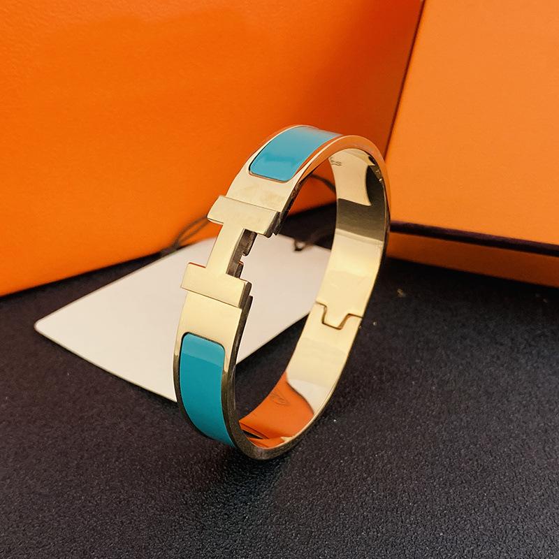 2026 Классический Модный Тренд Браслет Женский Розовое Золото Пряжка-Карта Браслет Ювелирные Аксессуары Ширина 12 мм