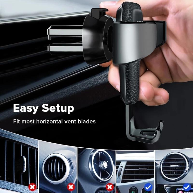 Car Vent Phone Holder Auto Interior Phone Fixed Bracket For Alfa Romeo Giulietta 159 Mito Giulia Stelvio 147 156 Tonale BreraIW8