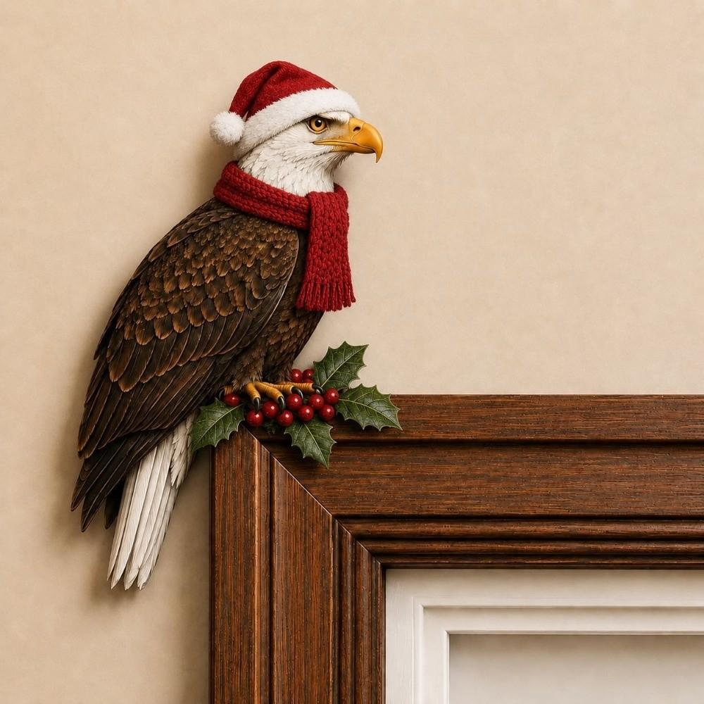 Modern Door Corner Pendant Wooden Animal Door Sign Gate Top Decoration Owl Door Frame Gift