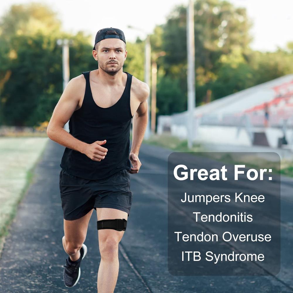 Повязка для подвздошно-большеберцового тракта, Колено, Бедро, Тазобедренный сустав и Синдром подвздошно-большеберцового тракта Компрессионная поддержка, Стабилизирующий бандаж при тендините надколенника и болезни Осгуда-Шлаттера