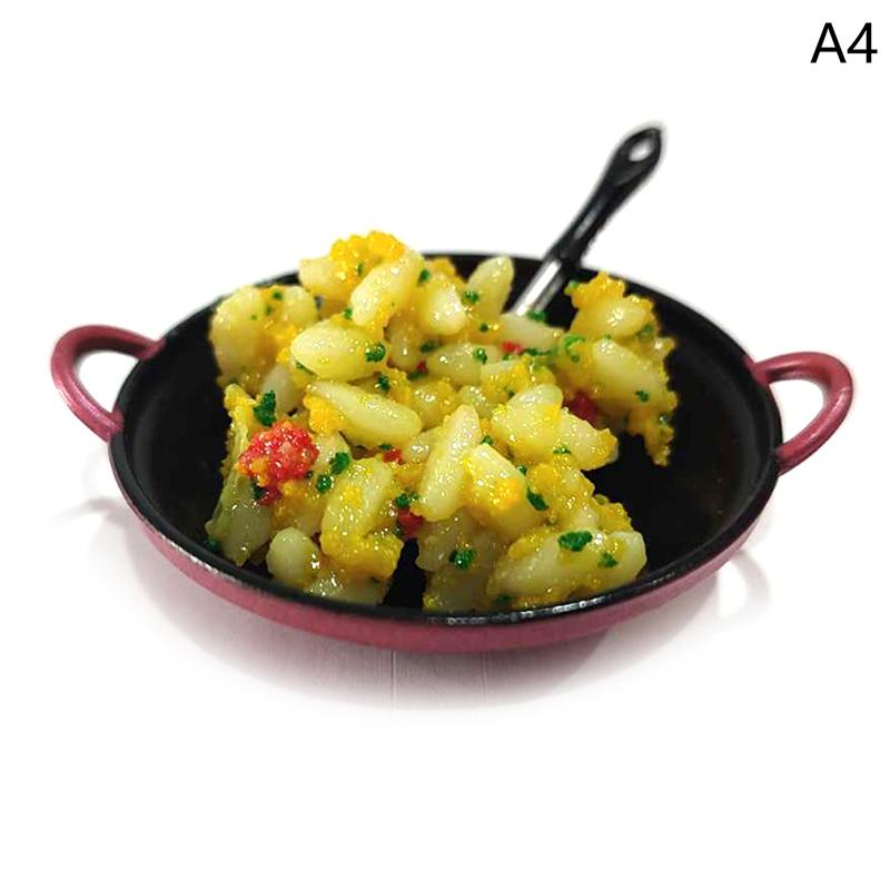 Кукольный домик миниатюрные аксессуары «сделай сам» кастрюля для приготовления пищи с моделью кухонной утвари