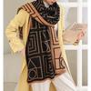 New Versatile Imitation Cashmere Warm Scarf Thickened Shawl