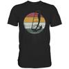 Рубашка для виндсерфинга Виндсерфер Серфборд Ретро Серфинг Праздник Премиум Мужская футболка Свободная с круглым вырезом T