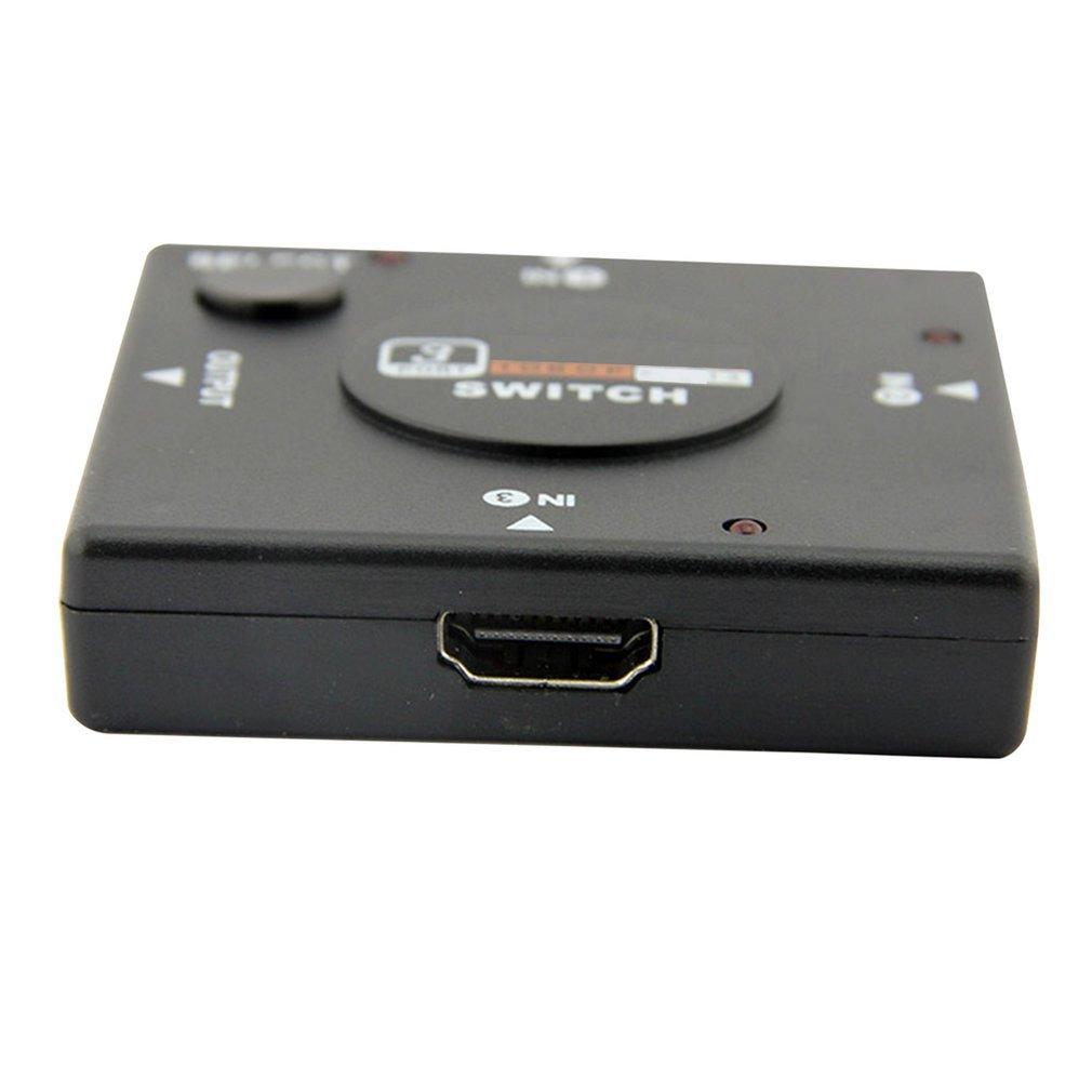 Мини HDMI-совместимый переключатель 3 в 1 для телевизора, коробка-переключатель, 3-сторонний селектор, 1080P, 3 входа 1 выход, HDMI-совместимый сплиттер, Прямая поставка, Горячий товар