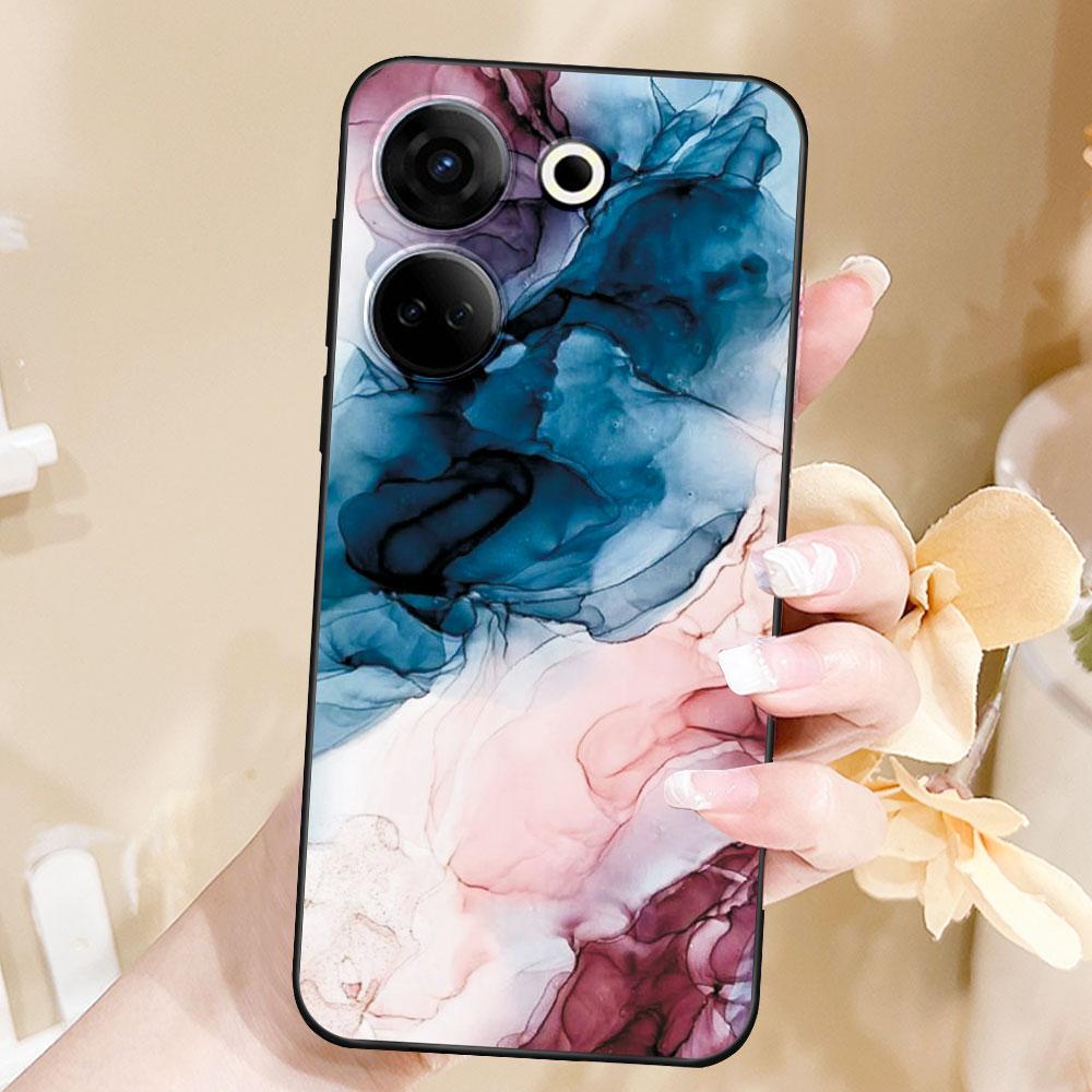 Чехол для Tecno Camon 20 Pro 4G Coque ТПУ Мягкий Силикон Модный Телефон Funda для Tecno Camon 20 Pro 5G Милый Бампер Задняя Крышка