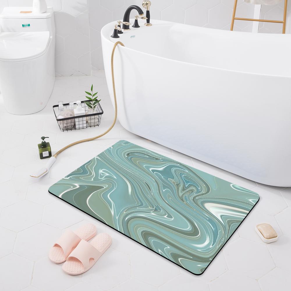Bathroom Non-slip Absorbent Mat Toilet Shower Room Carpet Bedroom Corridor Floor Kitchen Door Mat Carpet