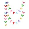 Colorful Butterfly Flower Wedding Room Layout Big Bowknot Birthday Party Paper Flower Suspension Design