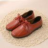 Spring and Autumn Single Shoes Soft Sole Non-slip Breathable Comfortable Work Shoes Leather Shoes Middle-aged Women's Shoes Professional Lace-up