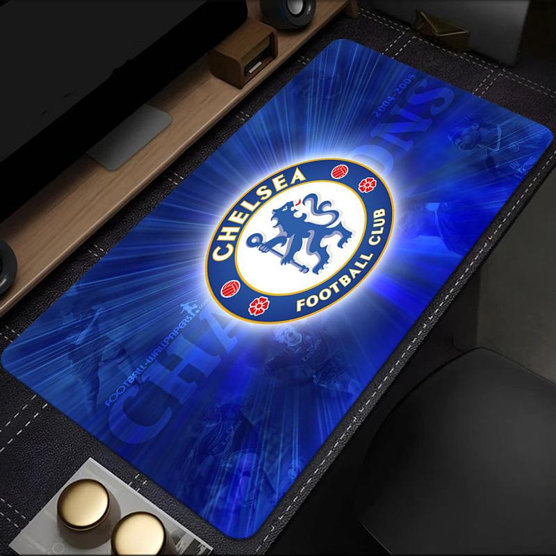 Коврик для мыши Chelsea FC Лига Чемпионов, резиновая основа, коврик для киберспортивного стола, коврик для мыши для геймеров и офиса, игровой стол, легко моющийся коврик