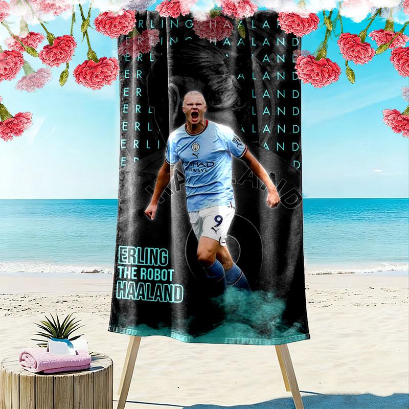Haaland Dream Print Beach Towel, Large Soft Quick Dry Towel for Beach Camping Swimming