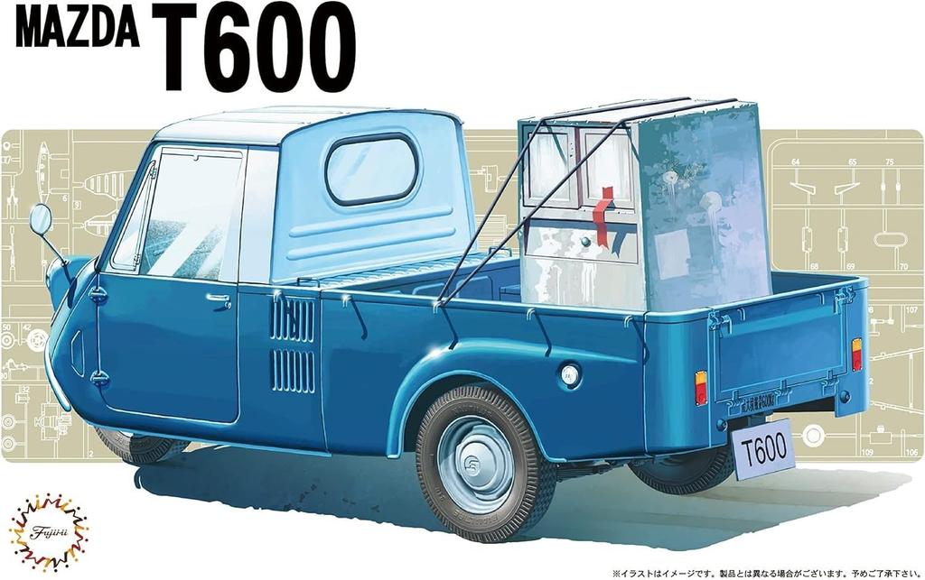 Fujimi Model 1/24 Inch Up Серия №. 281 Mazda T600 ID-281
