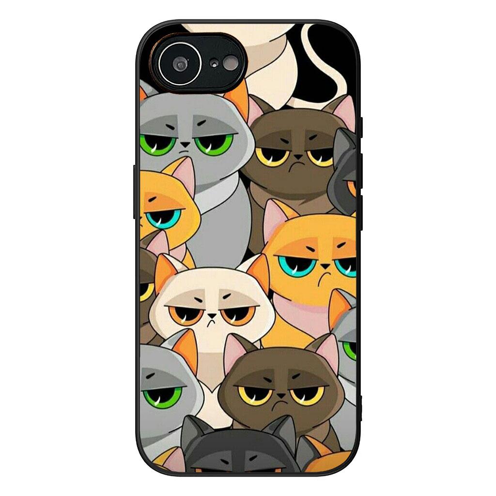 Чехол для Xiaomi Poco F7 F6 F8 Ultra F5 X7 X6 X5 X3 NFC M7 M6 Pro C85 C75 C65 C71 C61 Coque Чехол для телефона Кот Мяу Милый