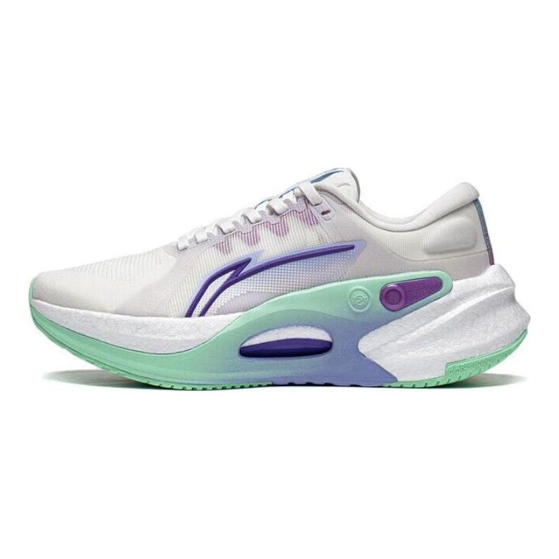 Кроссовки женские Li Ning Lijun 7 Shock Absorbation Low Top White Purple ARZT004-13