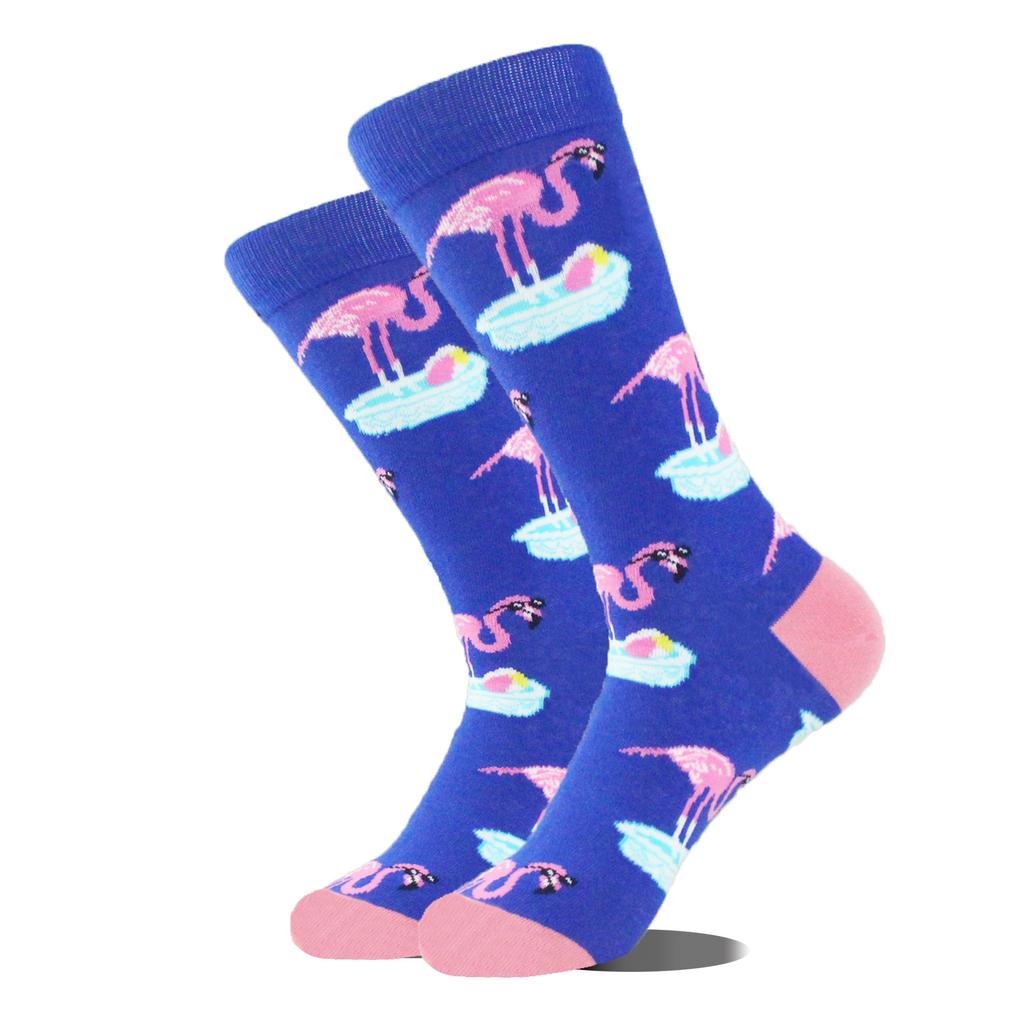 1 Pair Animal Funny Socks Men Divertidos Aliens Dinosaur Pug Panda Flamingo Cactus Sokken Unisex Novelty Skateboard Crazy Meias