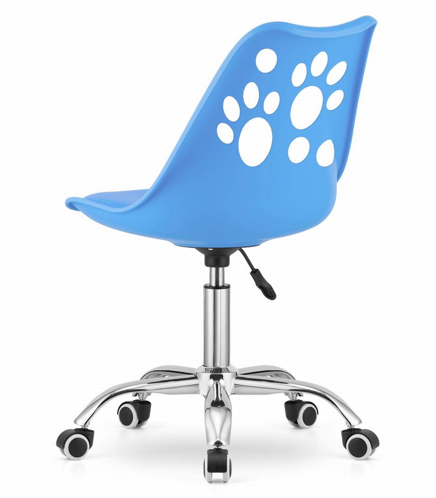 PRINT swivel chair - blue