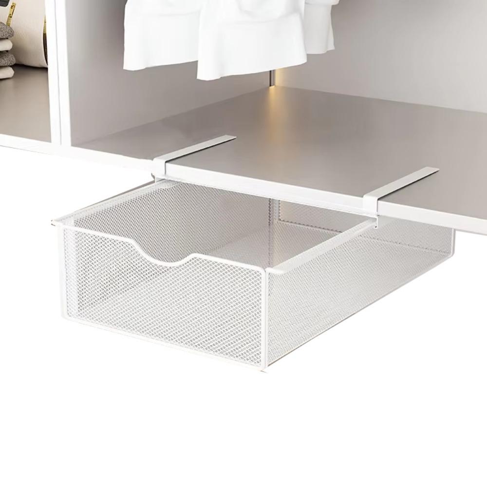 Divided Cabinet Mesh Drawer Breathable Wardrobe Clothes Organizer Closet Hanging Basket Socks