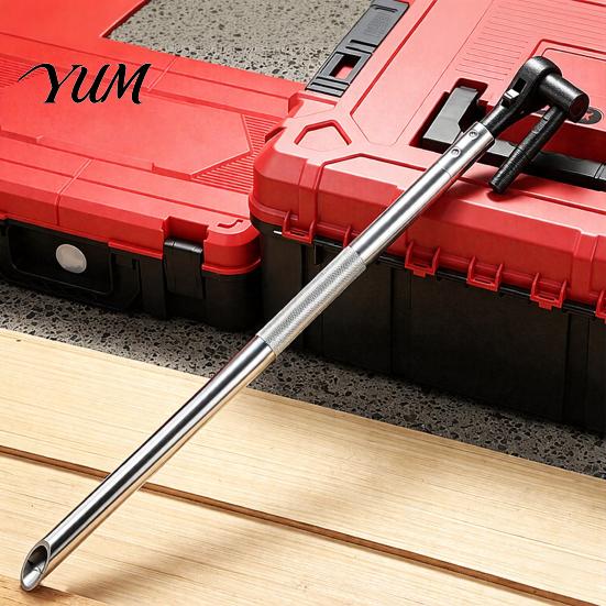 Durable Alloy Steel Winch Bar for Hauling Ratchet Cargo Tensioner Wrench, Heavy-Duty Truck Strap Tool, Bar, Reversible Ergonomic Lever Wrench