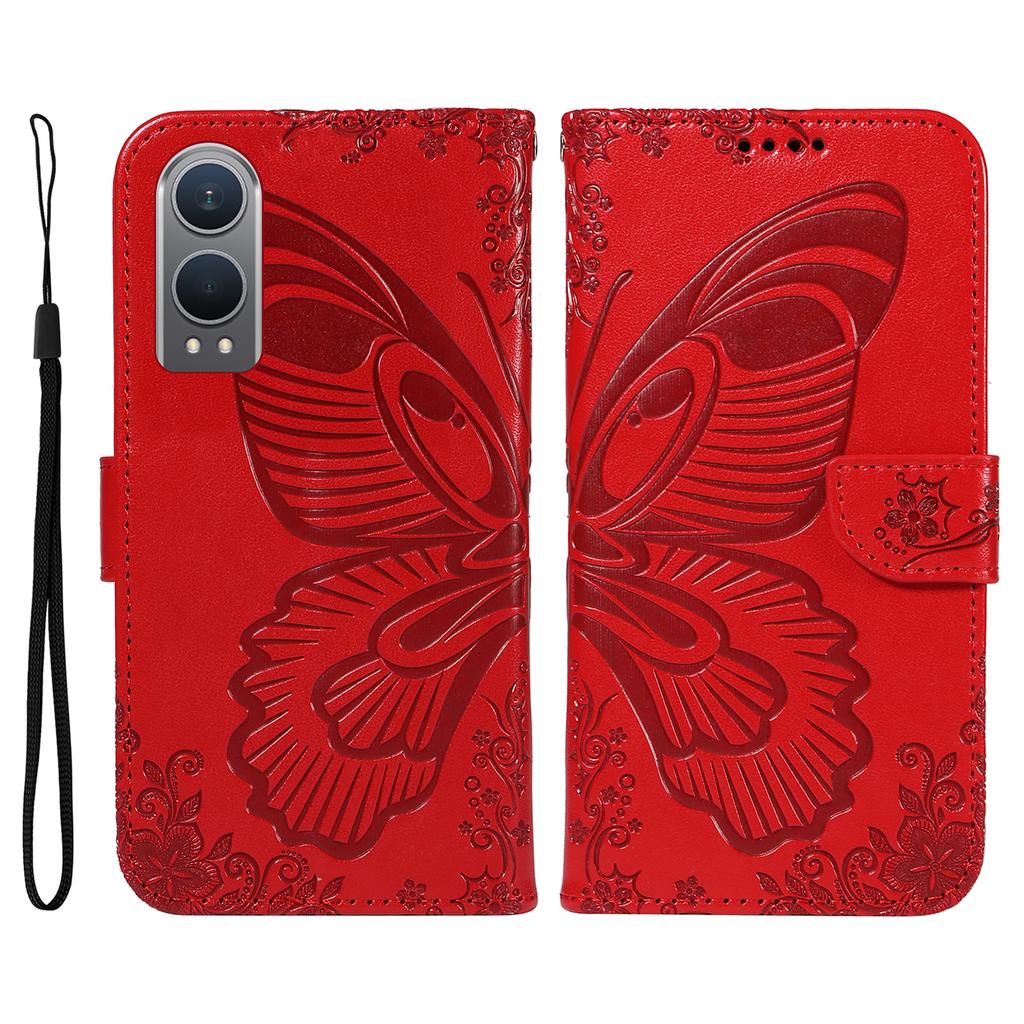 For OnePlus Nord CE4 Lite 5G/Oppo K12x 5G (China) Case Butterfly Pattern Leather Wallet Phone Cover