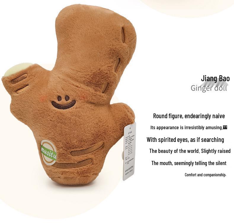 Забавная плюшевая кукла в виде чеснока, зеленого лука и имбиря - Милый подарок для невесты для бросания на свадьбе