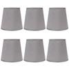 6PCS Simple Lamp Shades Modern Cloth Art Lampshade for E14 Screw Chandelier Wall Lamp
