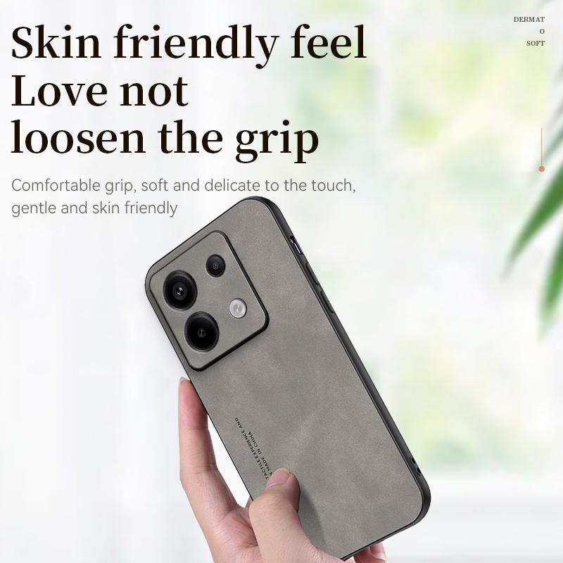 Чехол для Xiaomi Redmi Note 13 Note13 Pro + 5G, мягкий силиконовый край, твердая задняя крышка, чехол для телефона из искусственной кожи