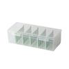Transparent Plastic Storage Box Photocards Small Card Storage Box Desk Organizer Box Classification Box Stationery