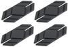 TANAX Motofizz Motorcycle Tank Bag Mounting Mag Pack of 4 Base, Black, (MF-4788)