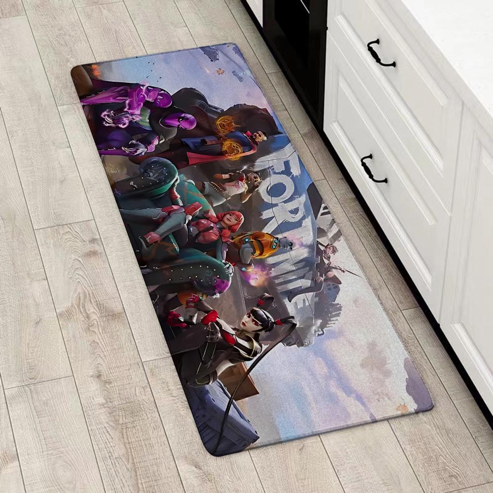 Cartoon Fortnites Entrance Front Door Doormat Non-slip Kitchen Rug Living Room Rugs Balcony Bathroom Foot Mat Floor Mats Carpet