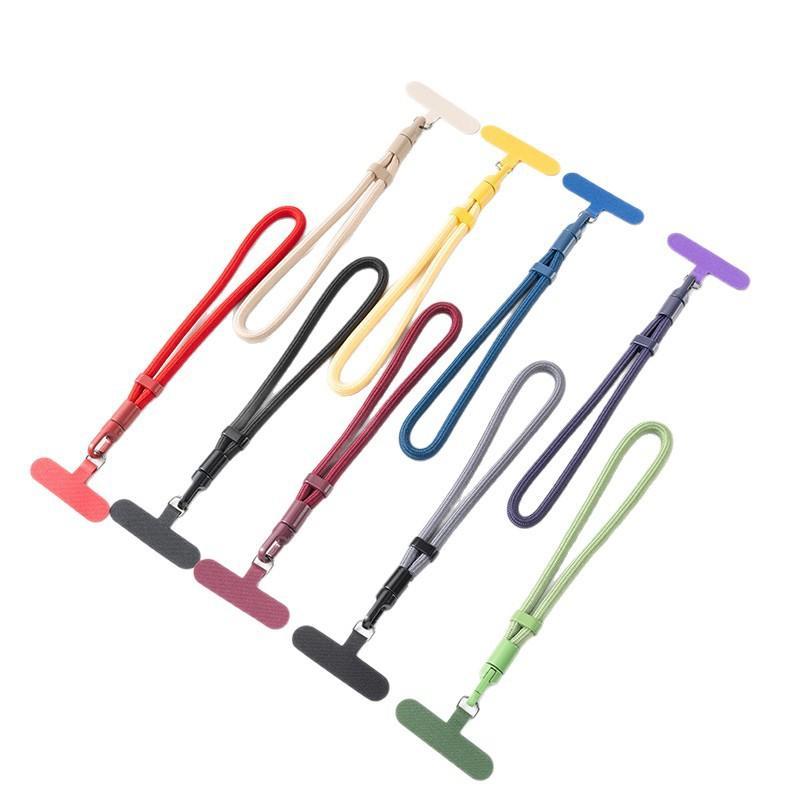 Safety Adjustable Universal Phone Wrist Lanyard with Fixing Gasket for Kids Adults Daily Phone Carry