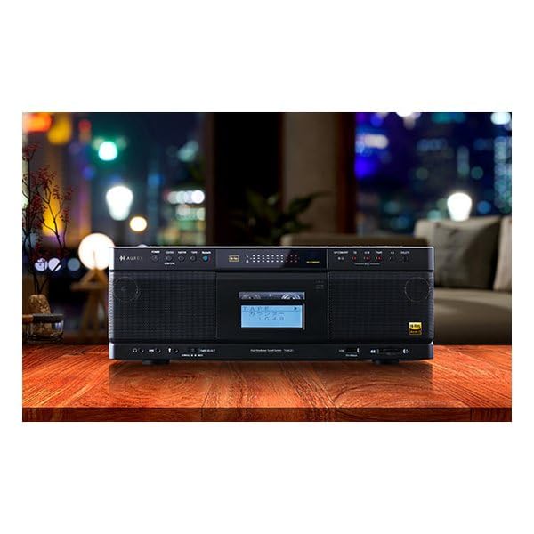 Радиокассетный магнитофон AUREX TY-AK21-K (черный) Высокое разрешение SD/USB/CD