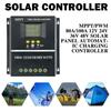 100A MPPT/PWM Solar Charge Controller USB 12V/24V/36V/48V Auto Controller Dual